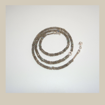 Labradoritkette, zierlich