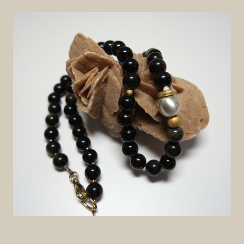 Obsidankette